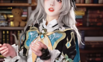 湖南美少女丝言不吃包子：可爱又迷人的反派角色Coser